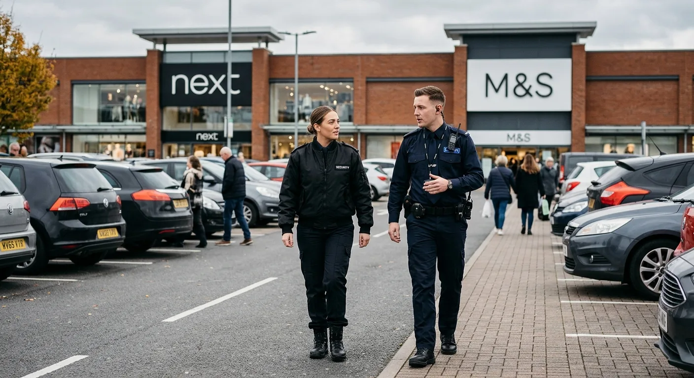 Security team at retail park